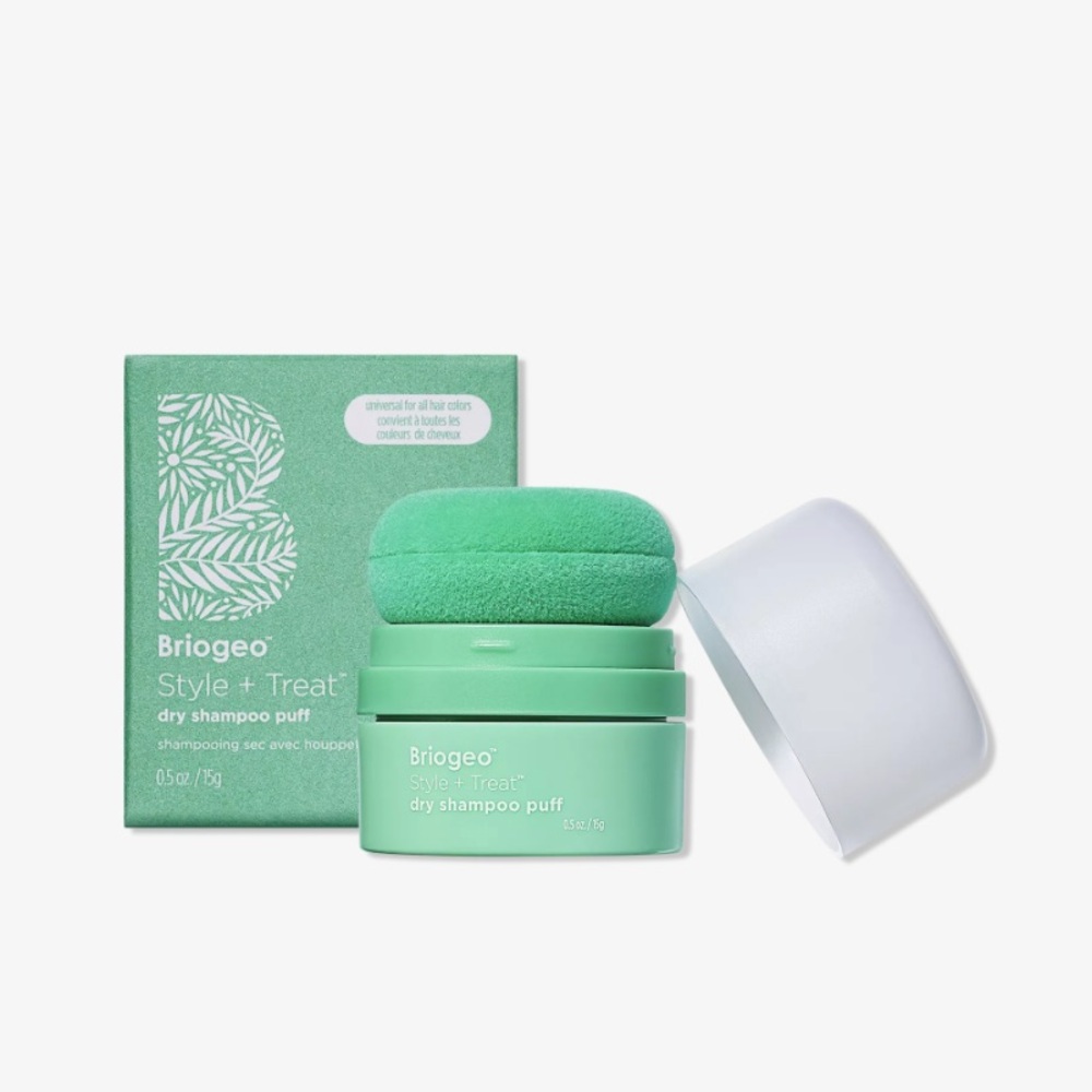 NWT Briogeo Style + Treat Dry Shampoo Puff
